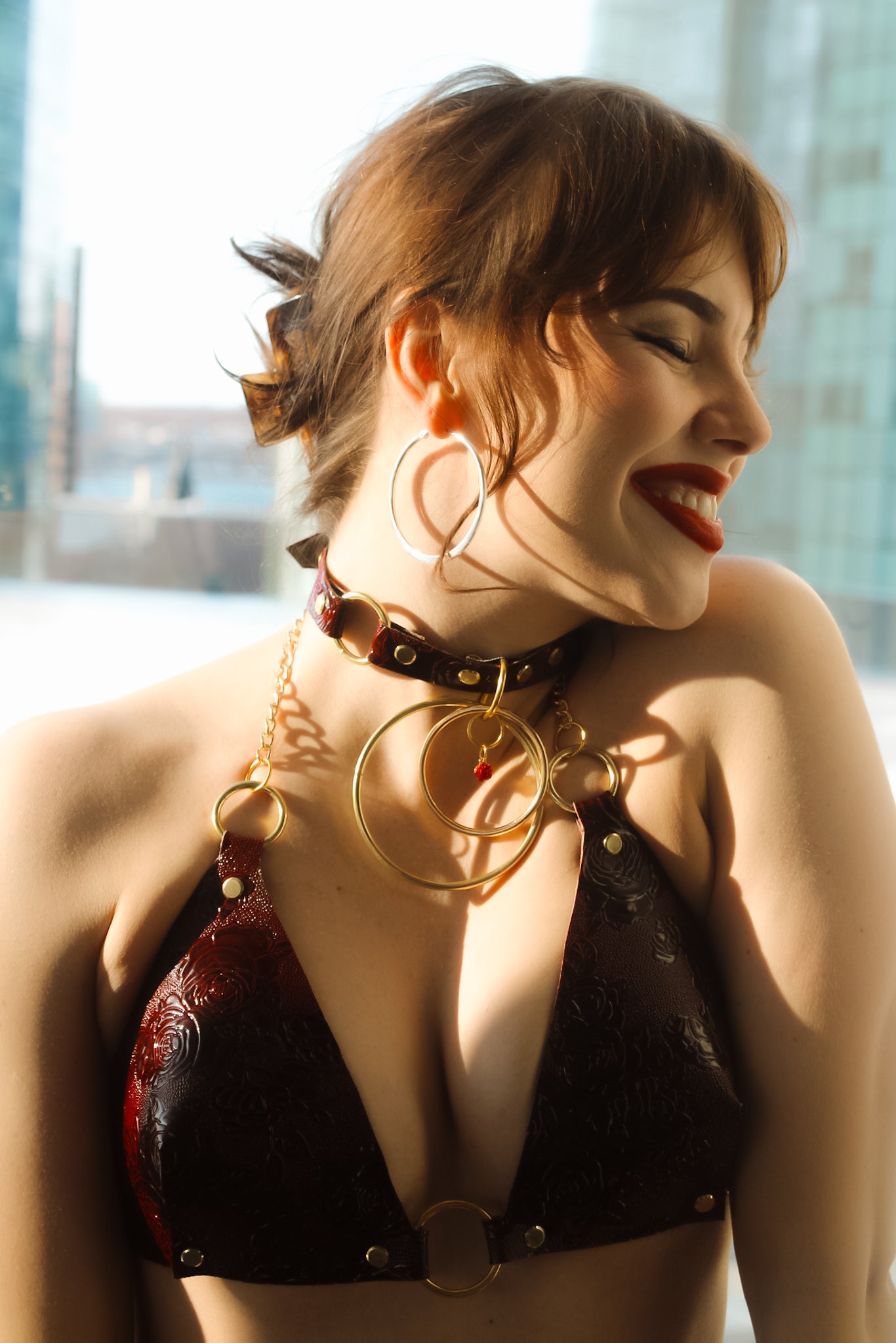 Vie en Rose Bra - Wine Red